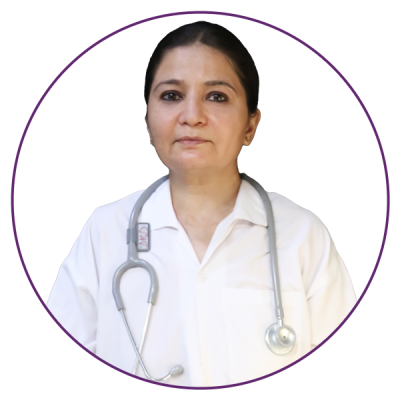 Dr Dimple Doshi in Apron Stroke